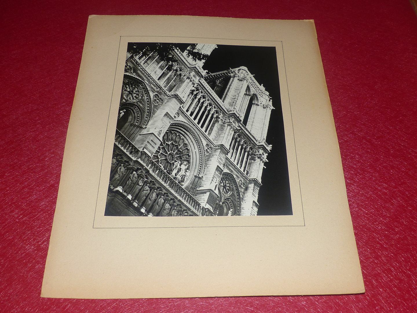 [ANONYMOUS FRENCH PHOTOGRAPHER] ARGENTIQUE Ca 1950 PARIS NOTRE-DAME (41) 29X23cm