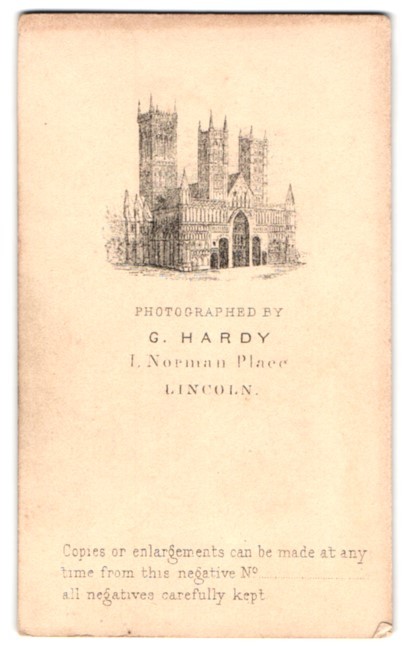 Photograph G. Hardy, Lincoln, I. Norman Place, Cathedral Church of the Blessed
