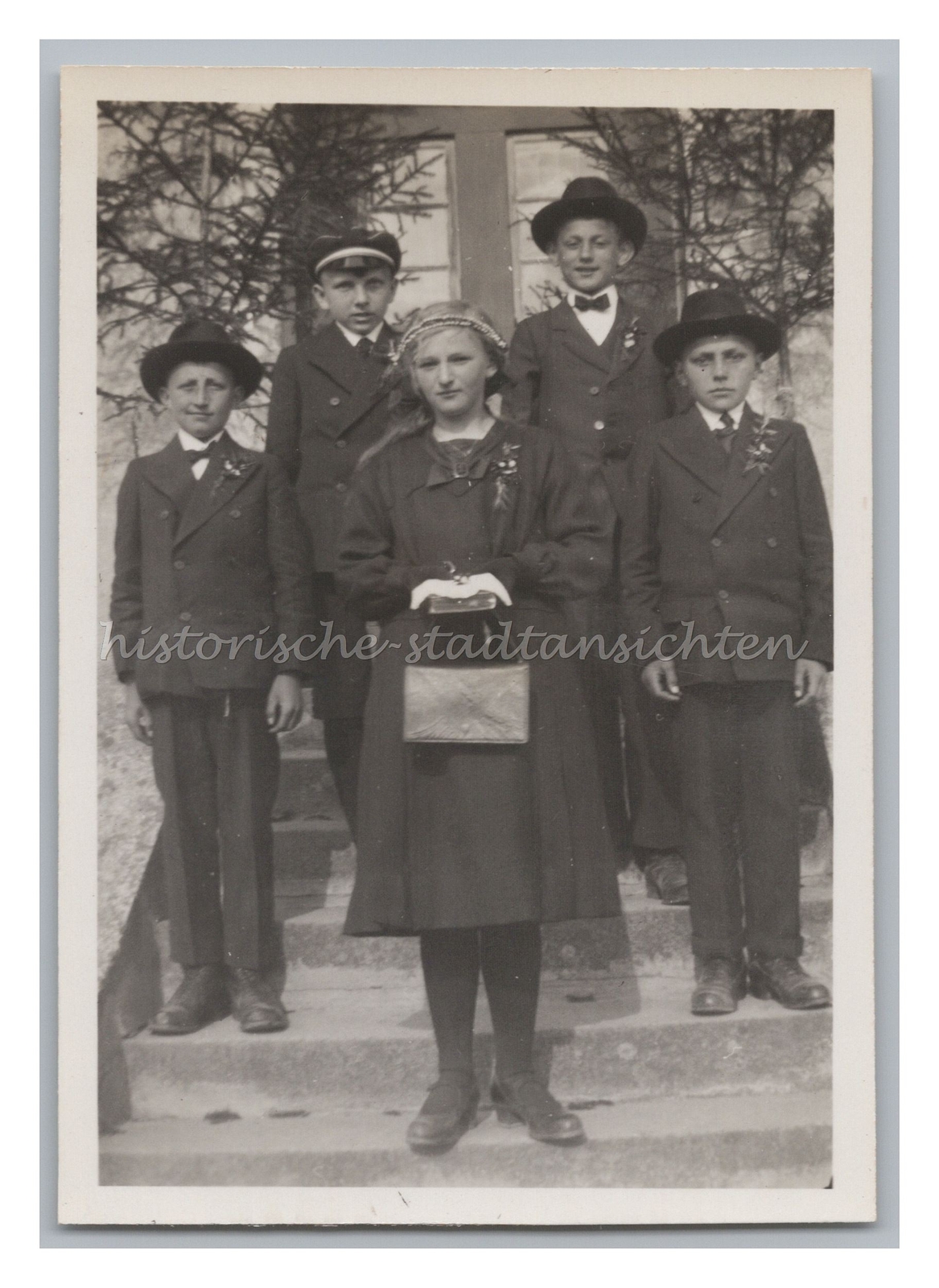 Portrait Boys & Girls – Clothes Holiday – Vintage Photo 193s