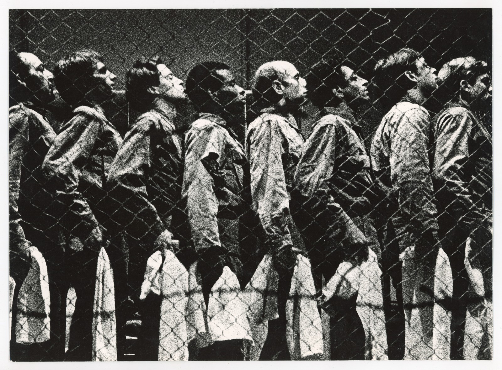1950 Italian Art Photo Prison Inmates Jail Mazzanti Bologna Italy