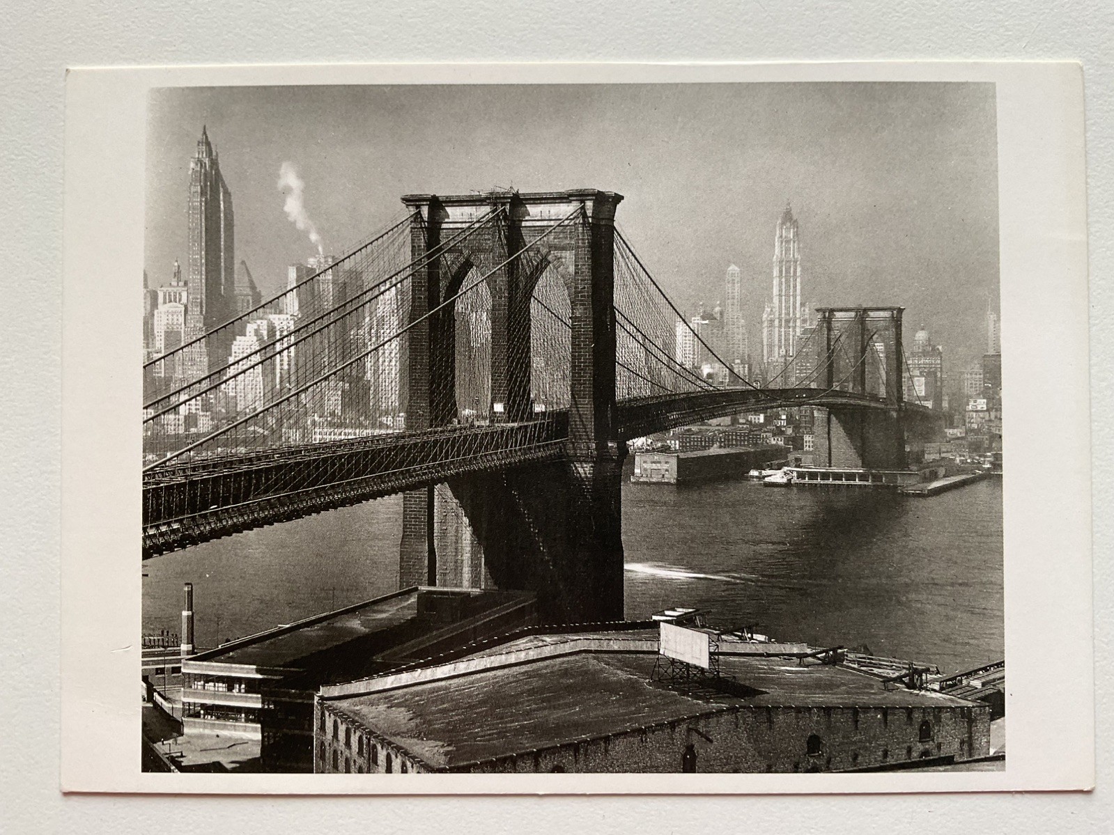 Art Card, Photo, Andreas Feininger, The Brooklyn Bridge, 1954 / 1988