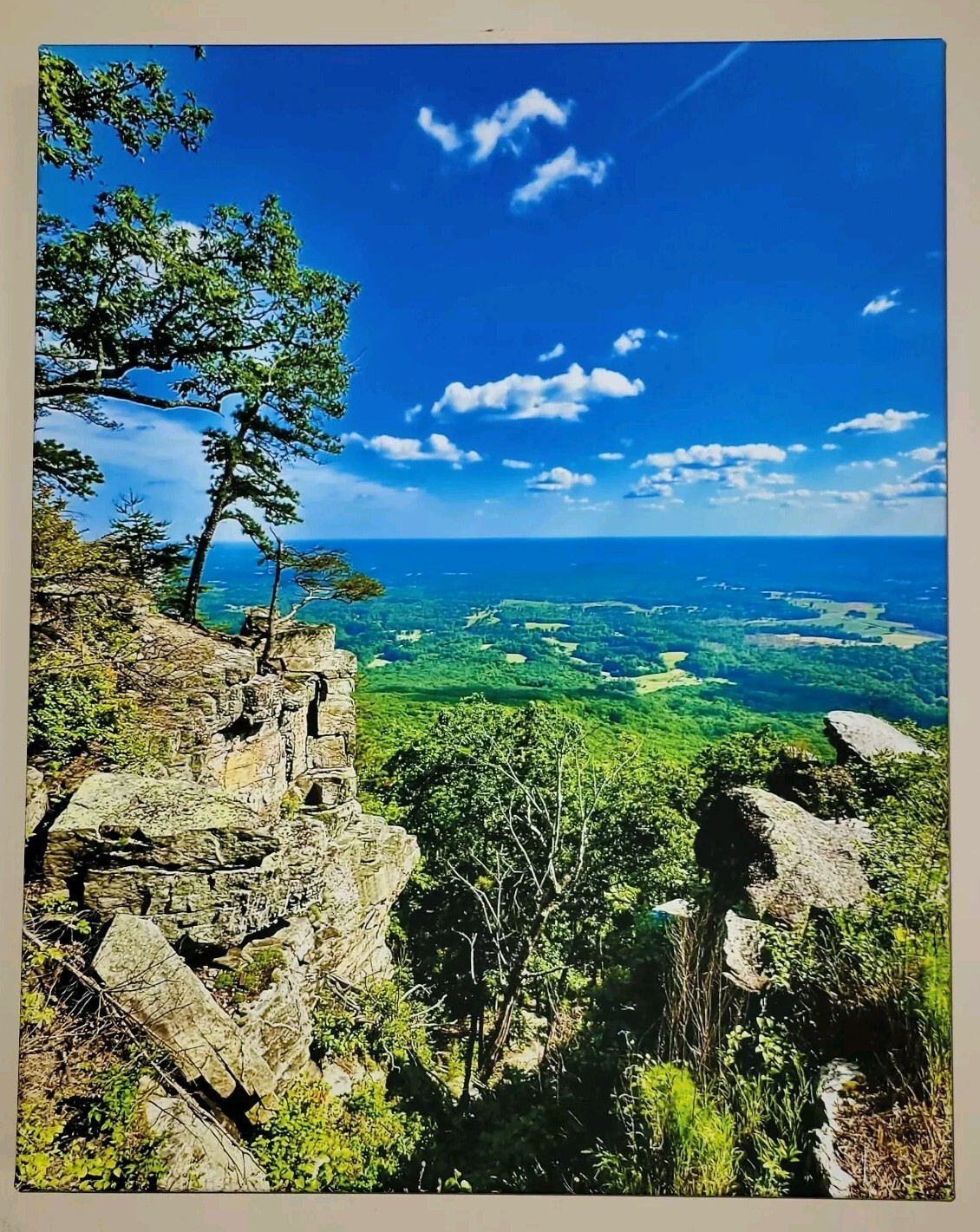 Canvas Photo Bluffs Pilot Mountain, NC 16×20 Ltd Ed. Signed Gallery Wrapped