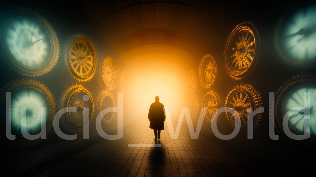 Digital Image Picture Wallpaper Background Desktop AI Art Infinite Time Travel