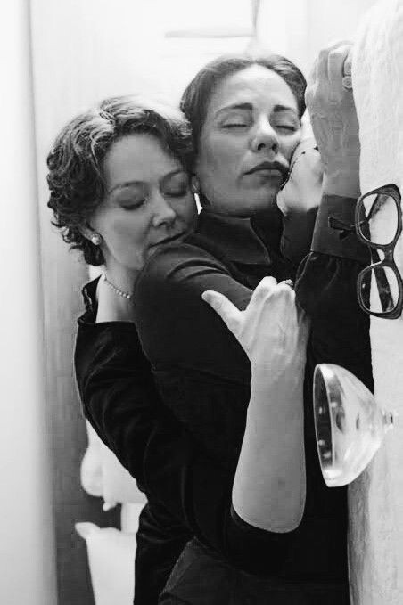 5##Photo negative film -Vintage- Kissing women – Lesbian couple – Love – Kiss