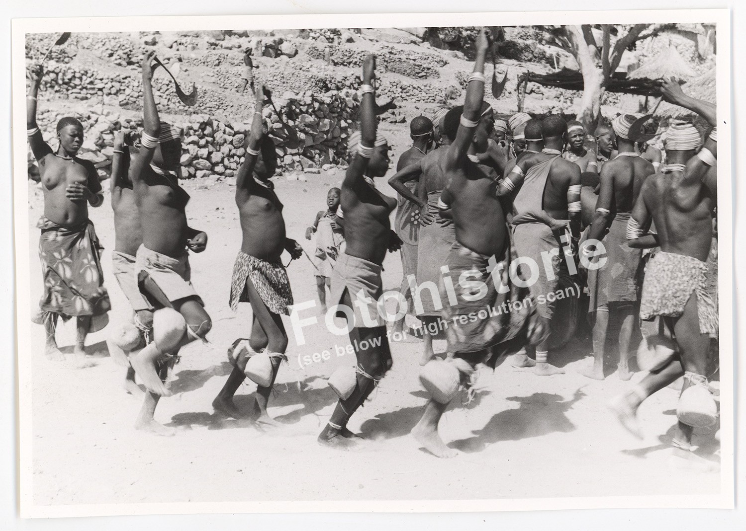Photo Africa Dance Ritual Cameroon Maroua Mokolo 1960s Tribal Dance Ethnographic
