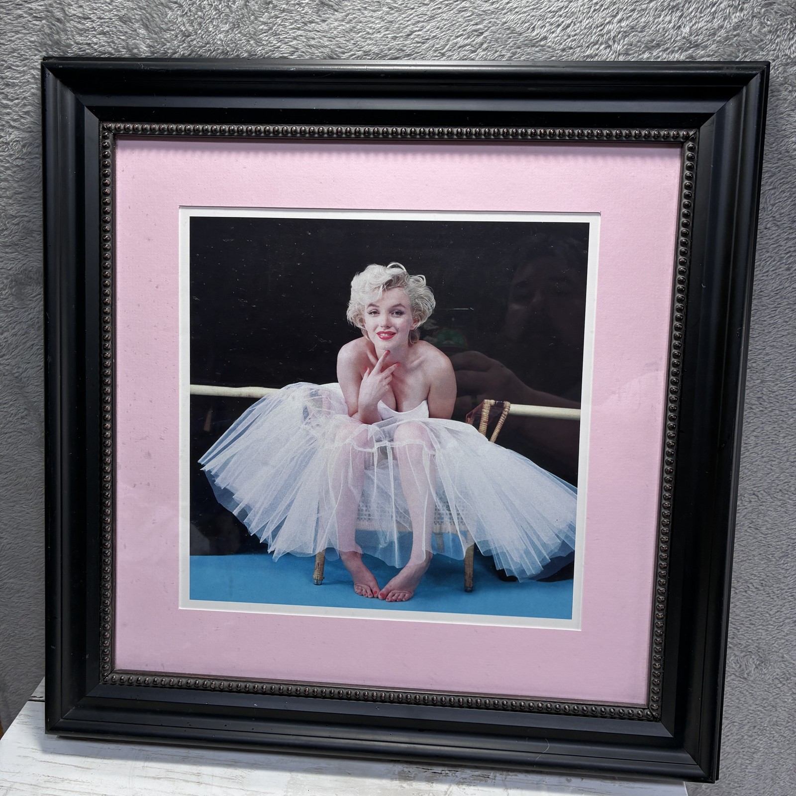 Marilyn Monroe Ballerina Tutu Iconic Color Photograph Framed Matted 19×20
