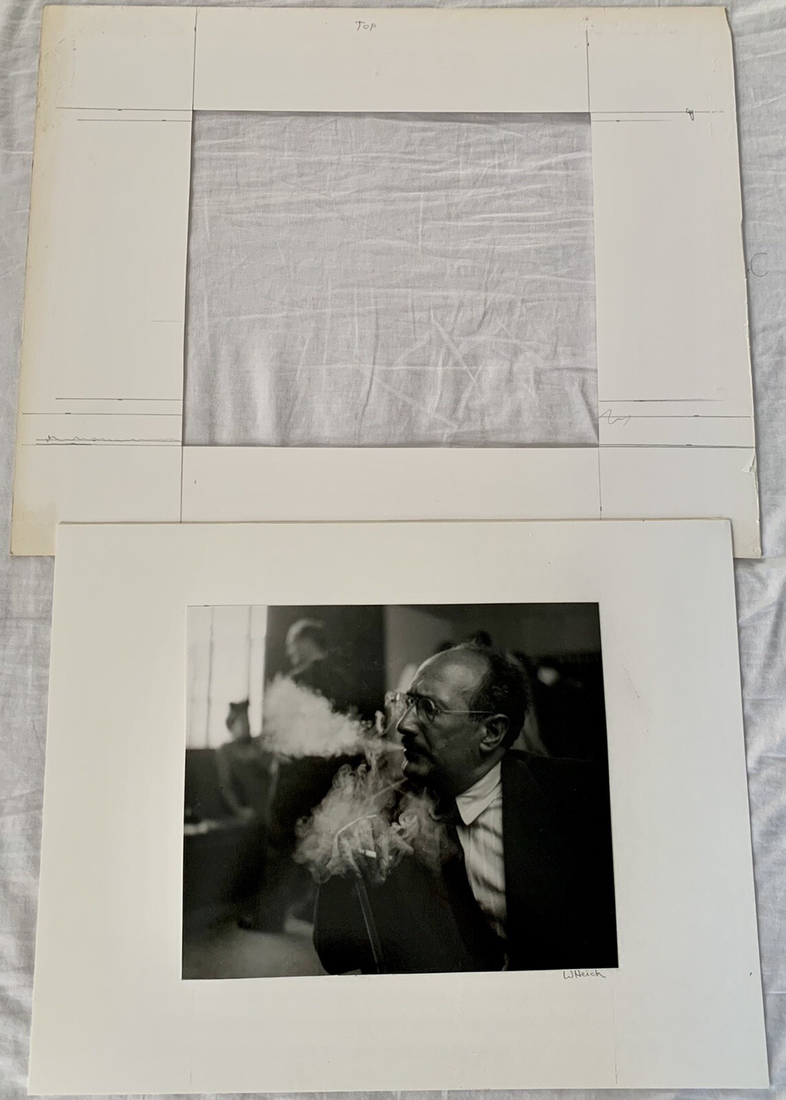 Original Photograph William Heick Mark Rothko – California School Of Fine Arts