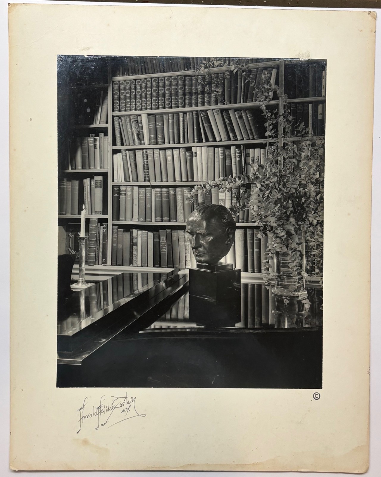 HAROLD HALIDAY COSTAIN ‘Town & Country’ Interior Composer Walter Damrosch PHOTO