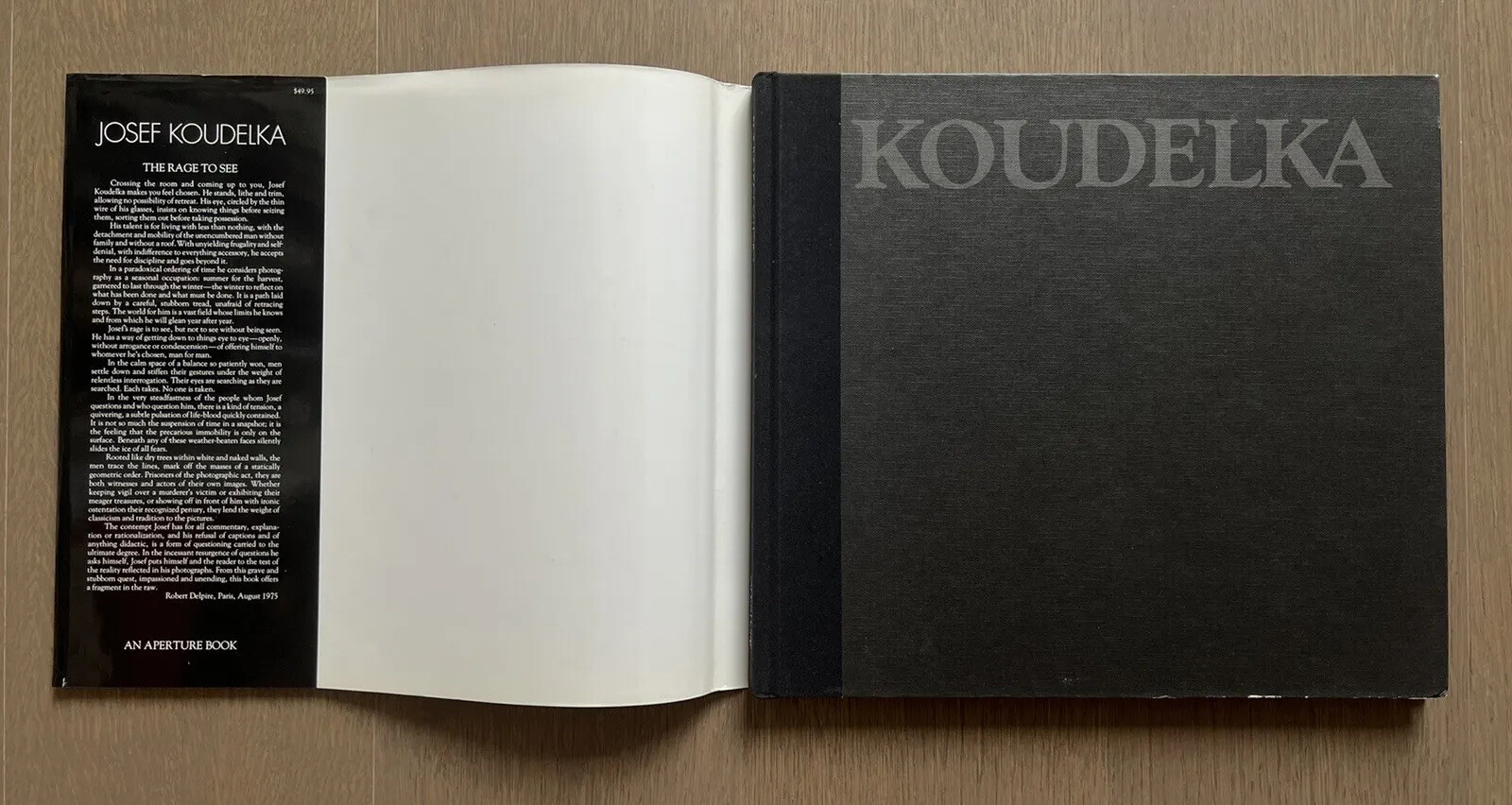 🎈SIGNED Josef Koudelka – Gypsies, 1975 Photography HC, DJ, Great Copy, Sup RARE