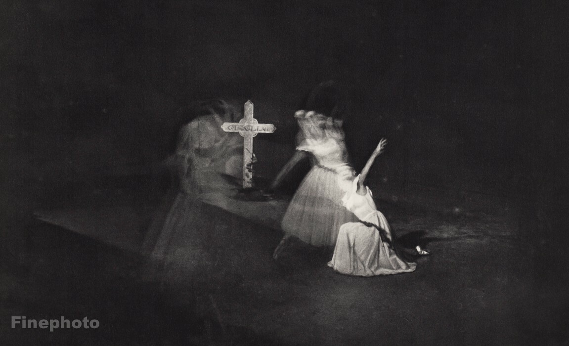 1947 Surreal Ballet Theater Dance Cross Richard McKinney Vintage Photo Gravure