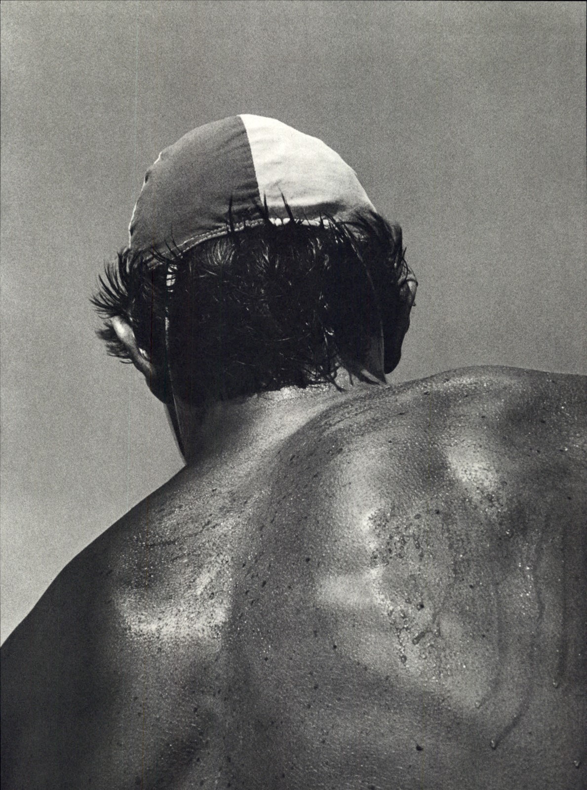 1983 Bruce Weber Lifeguard Male Model Cap Wet Back Tan Art Photo Gravure