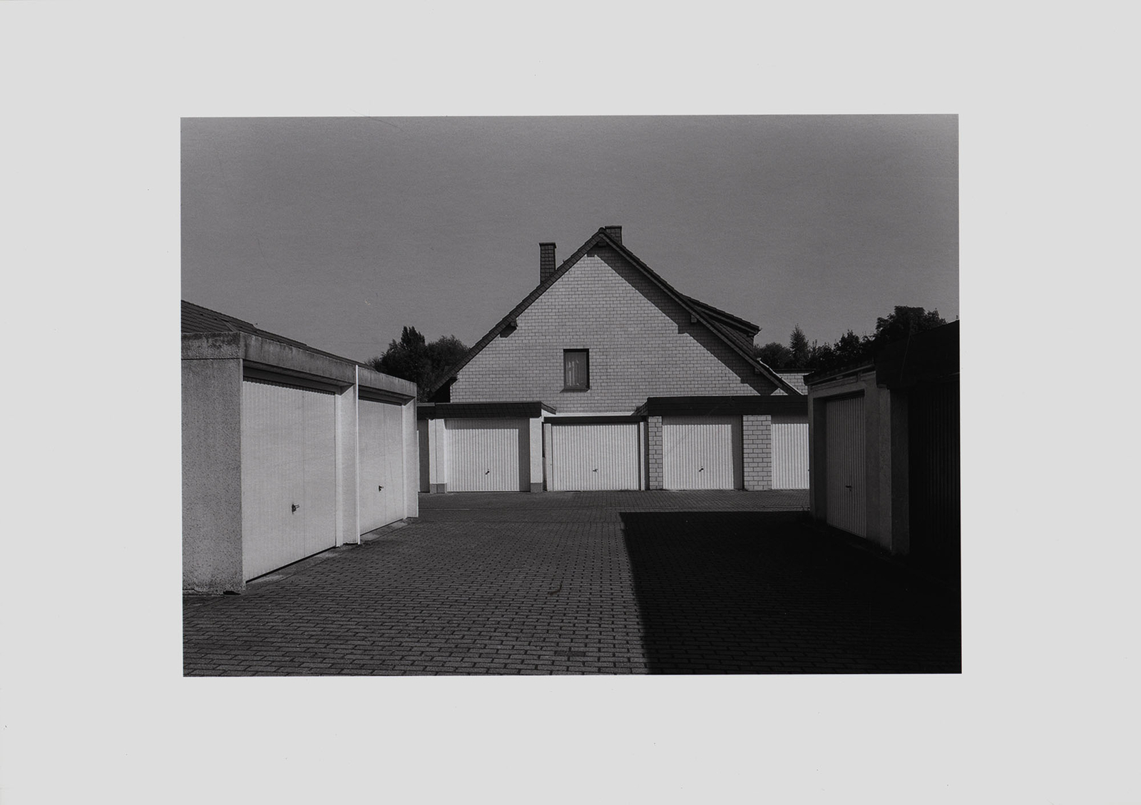 Desert, Cologne. Garage Yard. [2004-2005]. Signed Original Photograph, Black and White