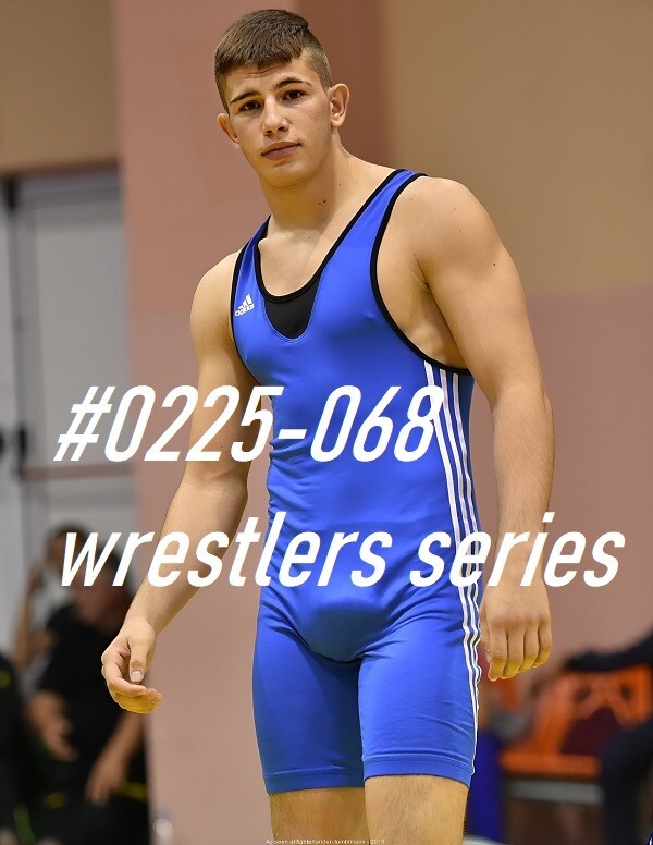MALE PORTRAIT #0225-068- athletes series-wrestlers- free shipping in the usa