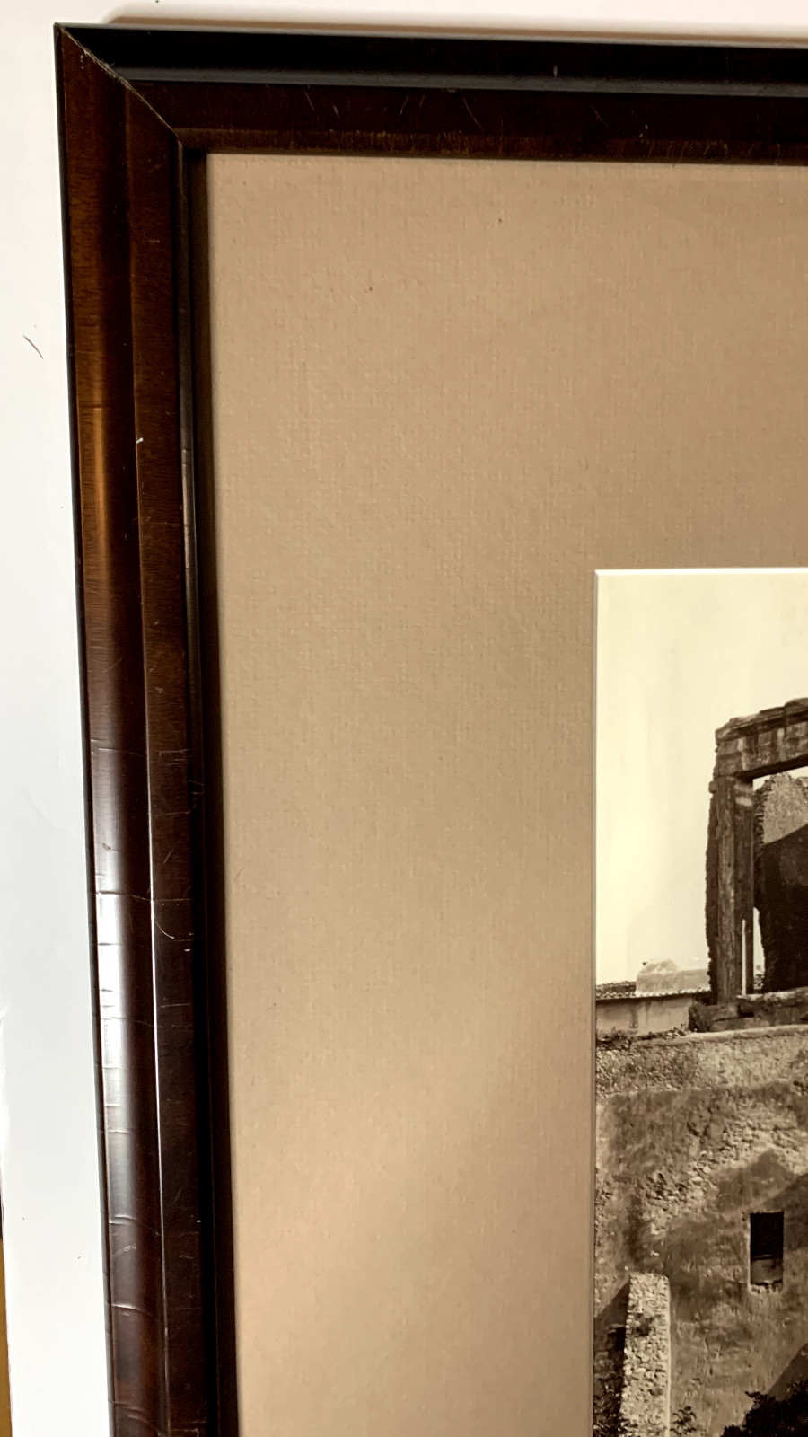 Photograph: JAMES ANDERSEN. “PLUTO.” Framed under Museum glass. 19th c.