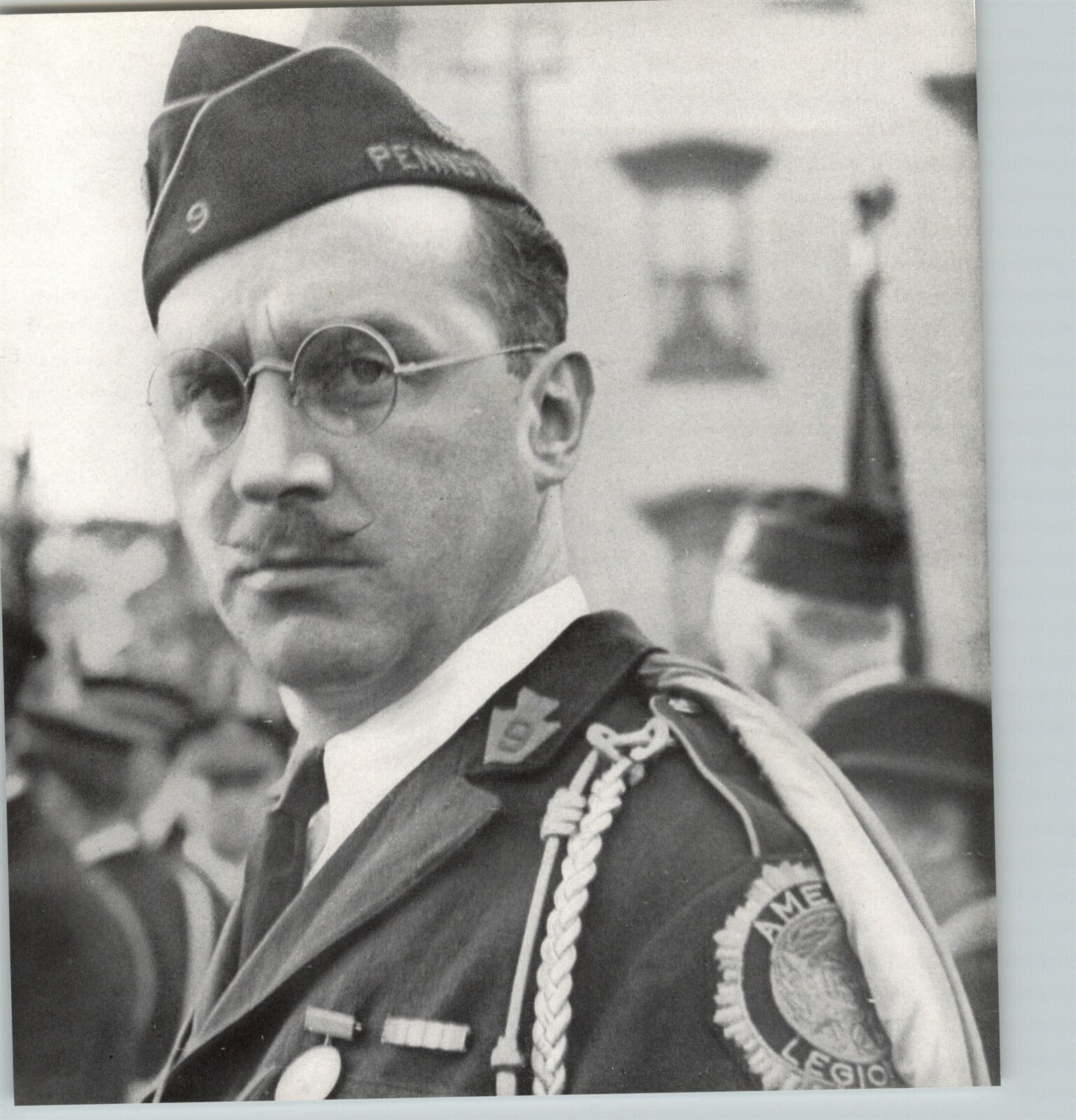 1938 Walker Evans Americana American Legionnaire Uniform Original Photo Gravure