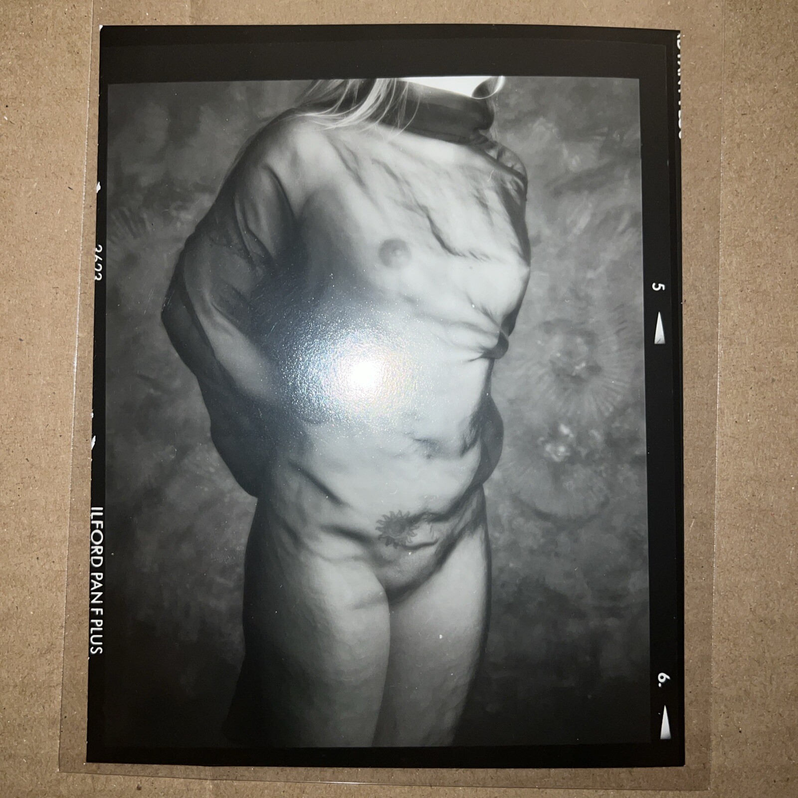 Russell Levin signed Photograph Nude Model Vintage Studio Proof 2002