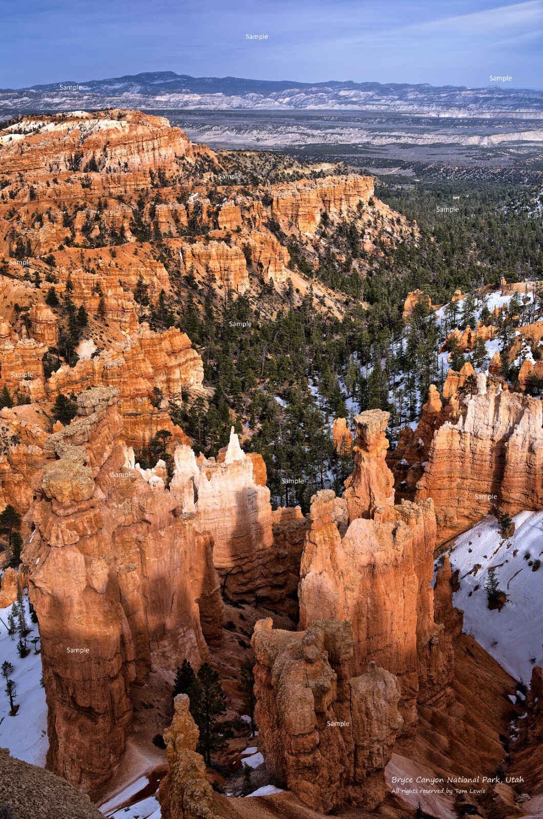 Bryce Canyon National Park Utah Red Rock Landscape Poster Photo Print BR03