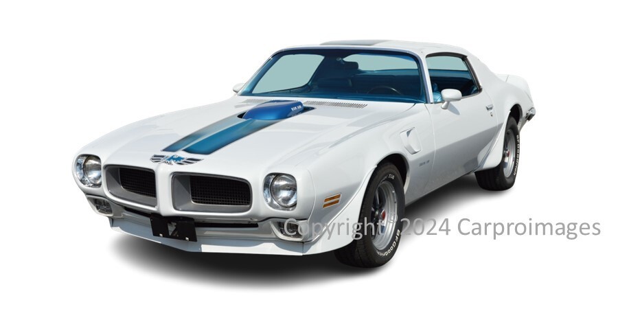 1970 Pontiac Trans Am White Creator Authorized limited edition 8″X10″ Photo B