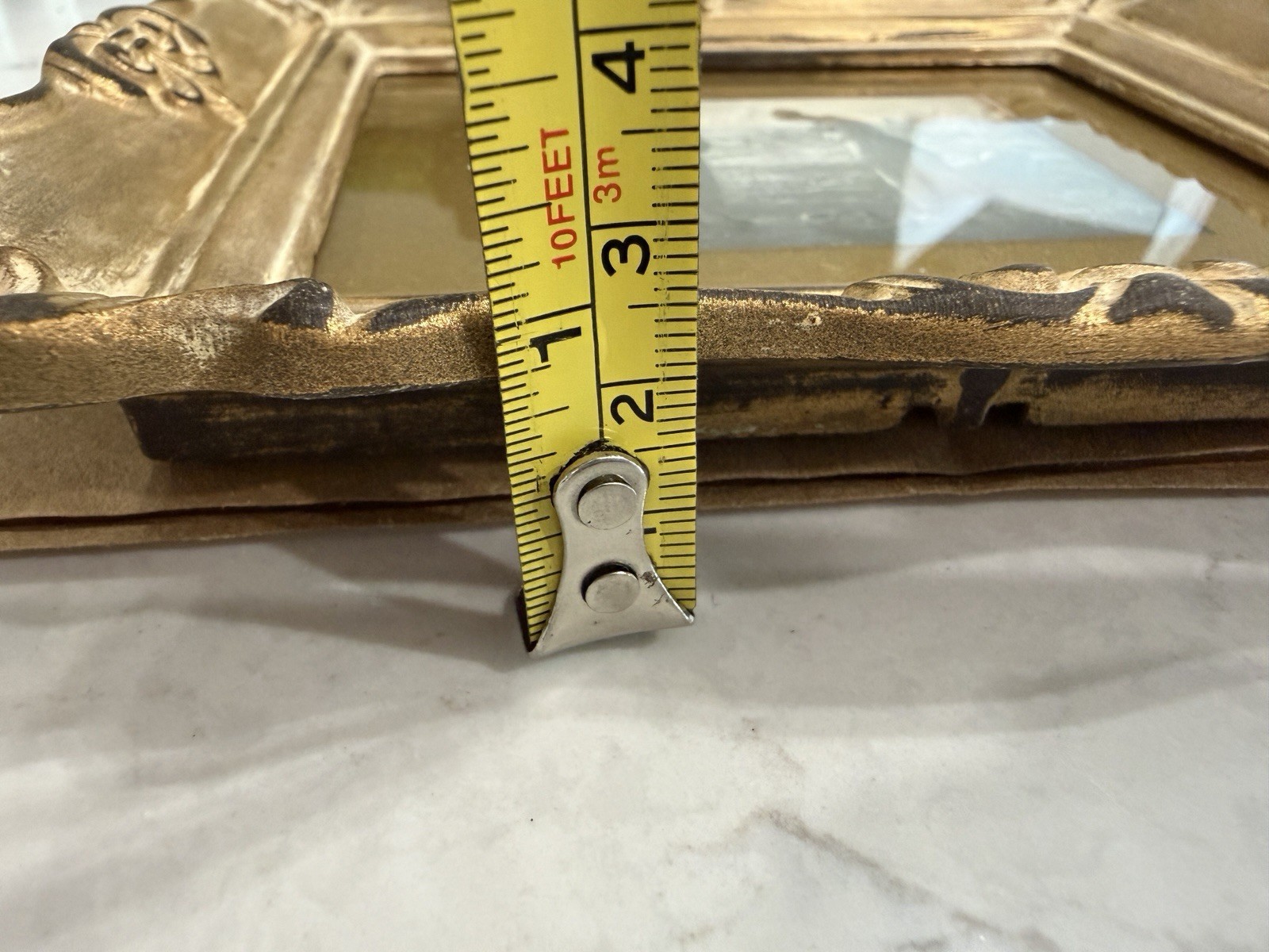 Vintage Mid-Century “The Angelus” Framed Print – Gold Frame French