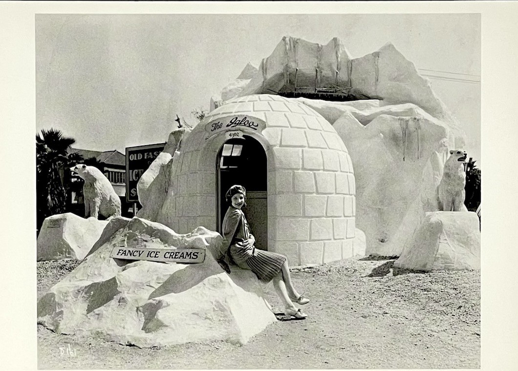 Ice Cream Stand Hollywood California 1929 Art Photo Print Card Fotofolio 4”x6”