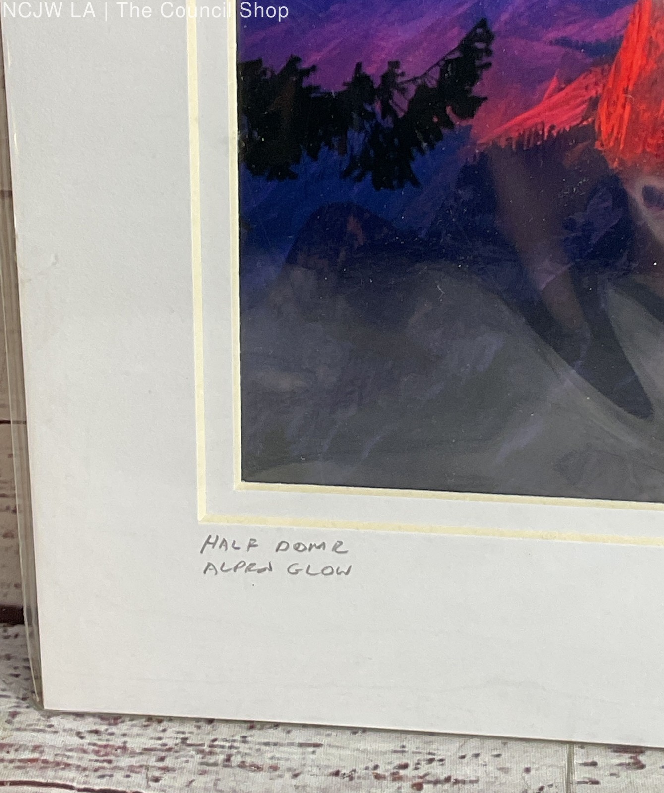 Half Dome Alpine Glow Photograph Signed by Dan Warsinger