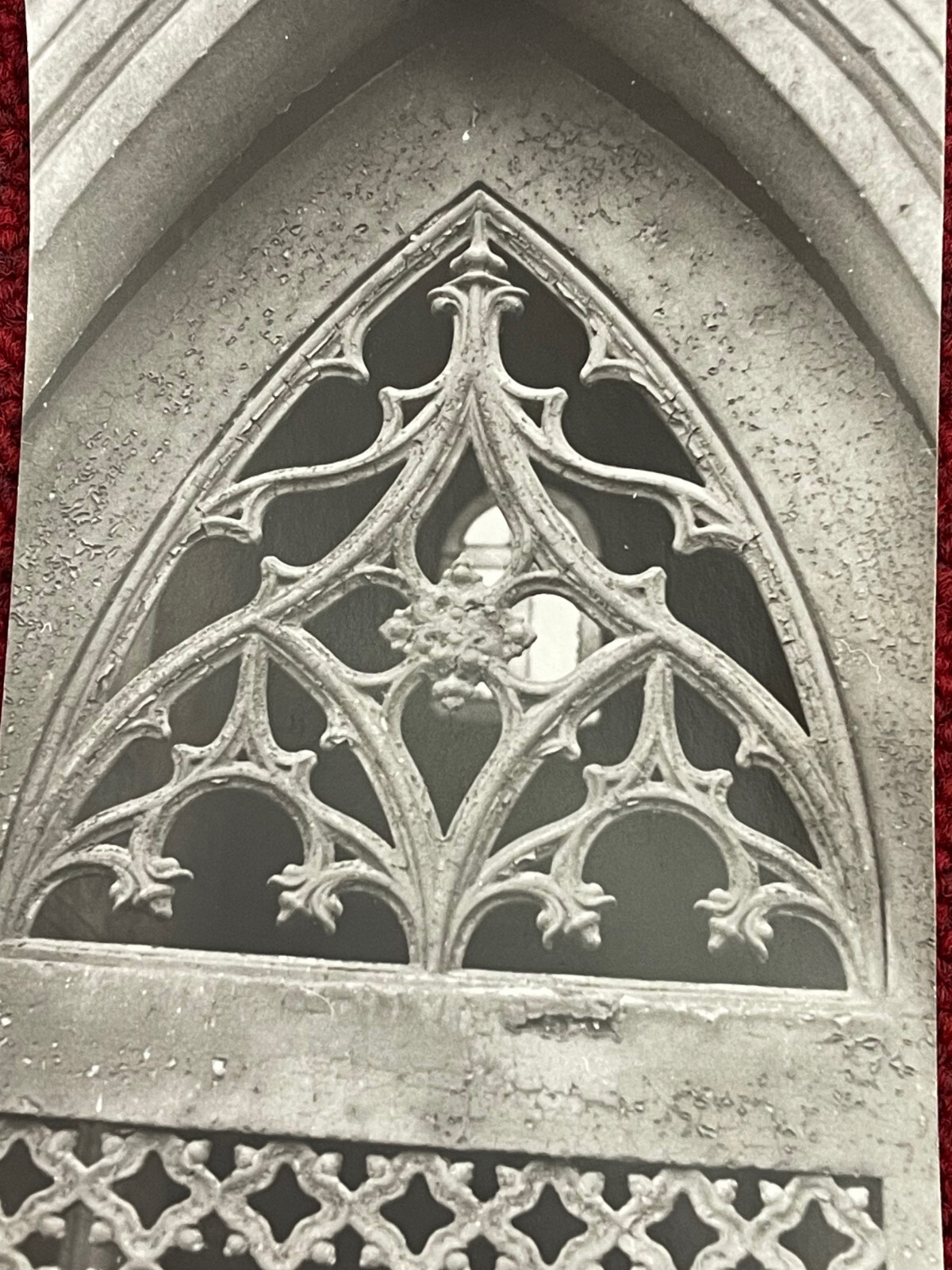 Original Print Photo Gothic Church Architecture Monument