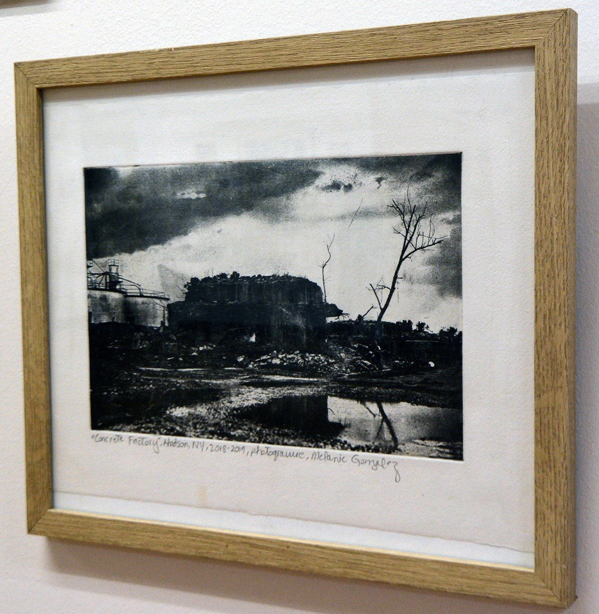 Hudson Cement Factory, NY, 2018–19, Photogravure, 9 x 11 in by Melanie Gonzalez