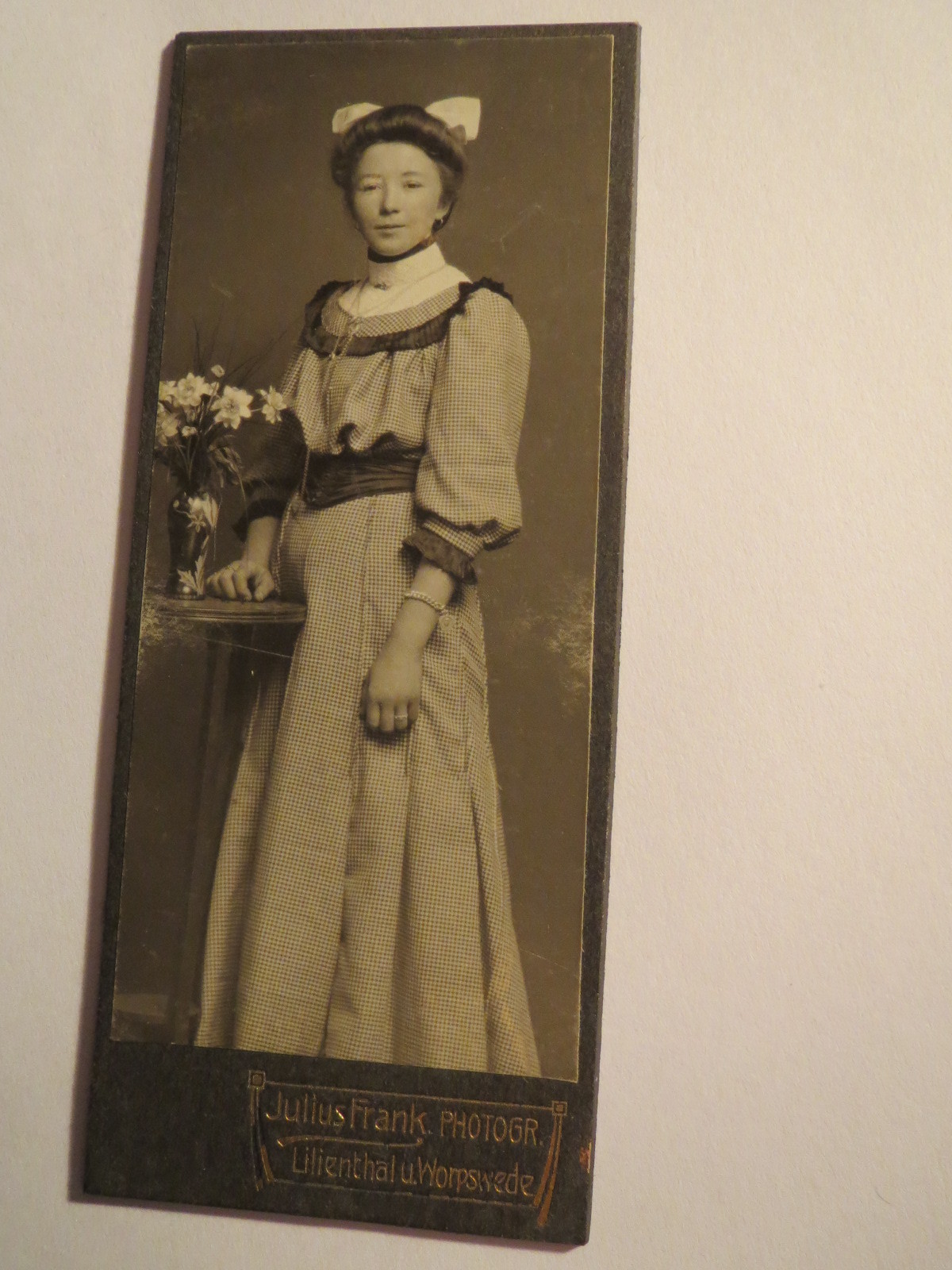 Lilienthal & Worpswede – Standing Young Woman – Girl in Dress / CDV