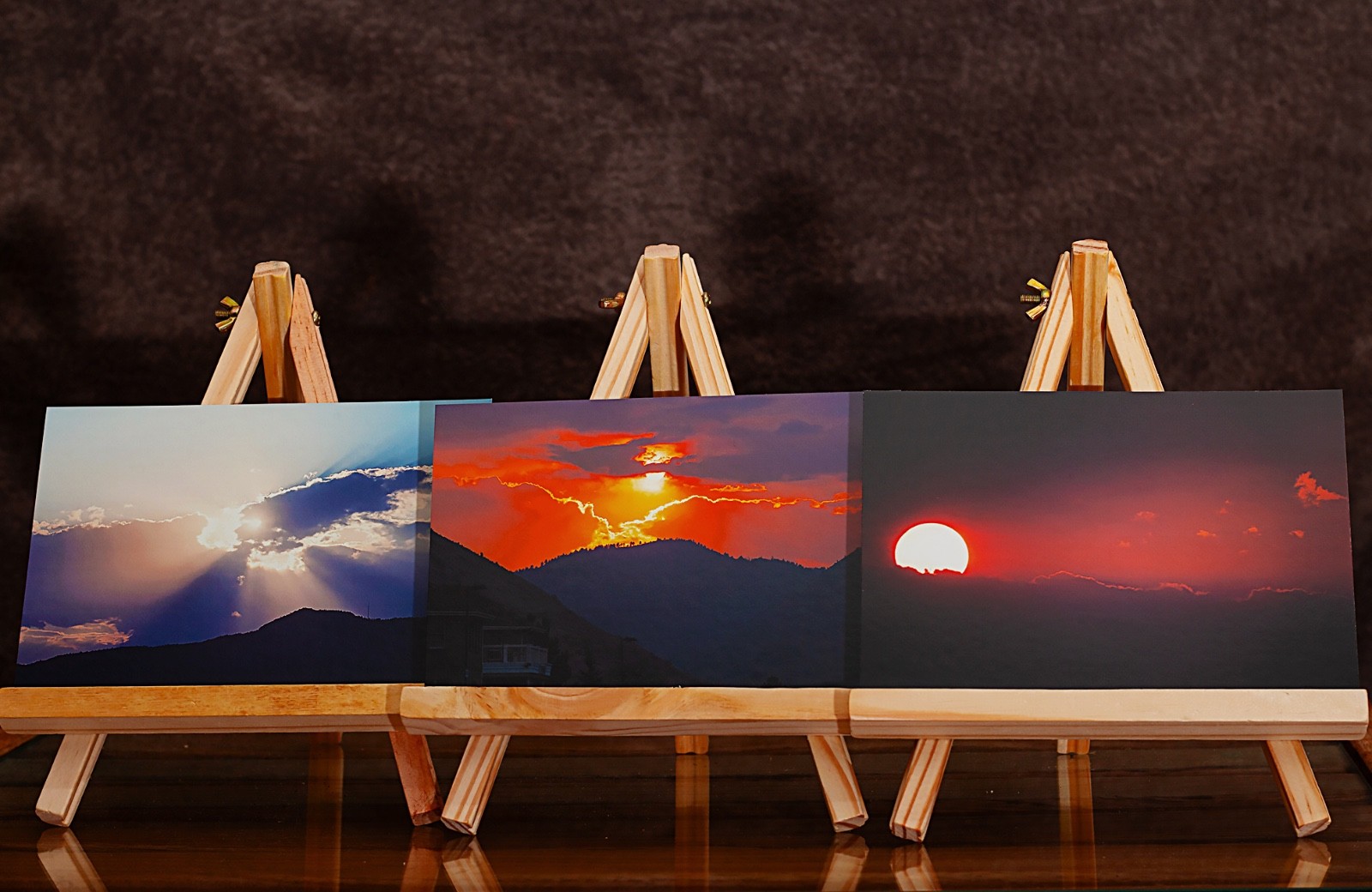 Colorado Sunset Collection 5×7 inch Postcards, Unposted (New and ready to ship!)