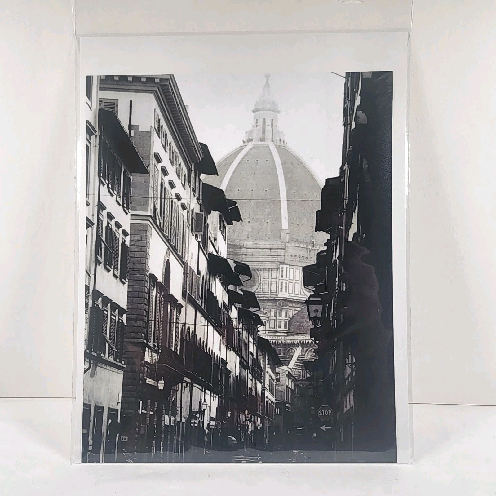 Vintage (Reprint) 8X10 Photo Florence, Italy 1973 Architecture Black & White