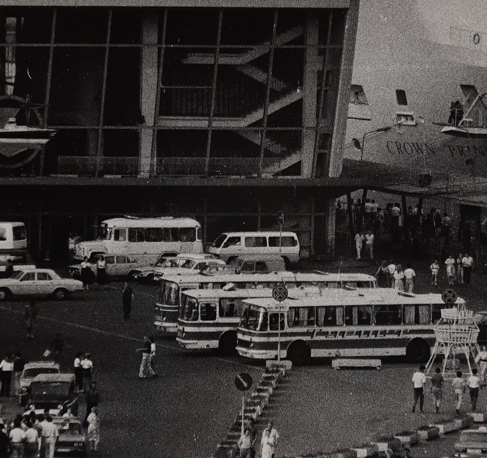 Odesa Seaport Photo, Black and White Vintage Photo, Ukrainian Artist Zyubritsky