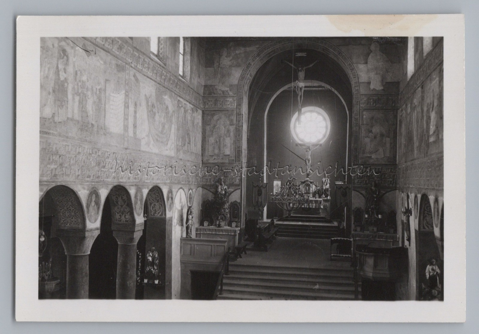 Island of Reichenau Oberzell Lake Constance altar old photo