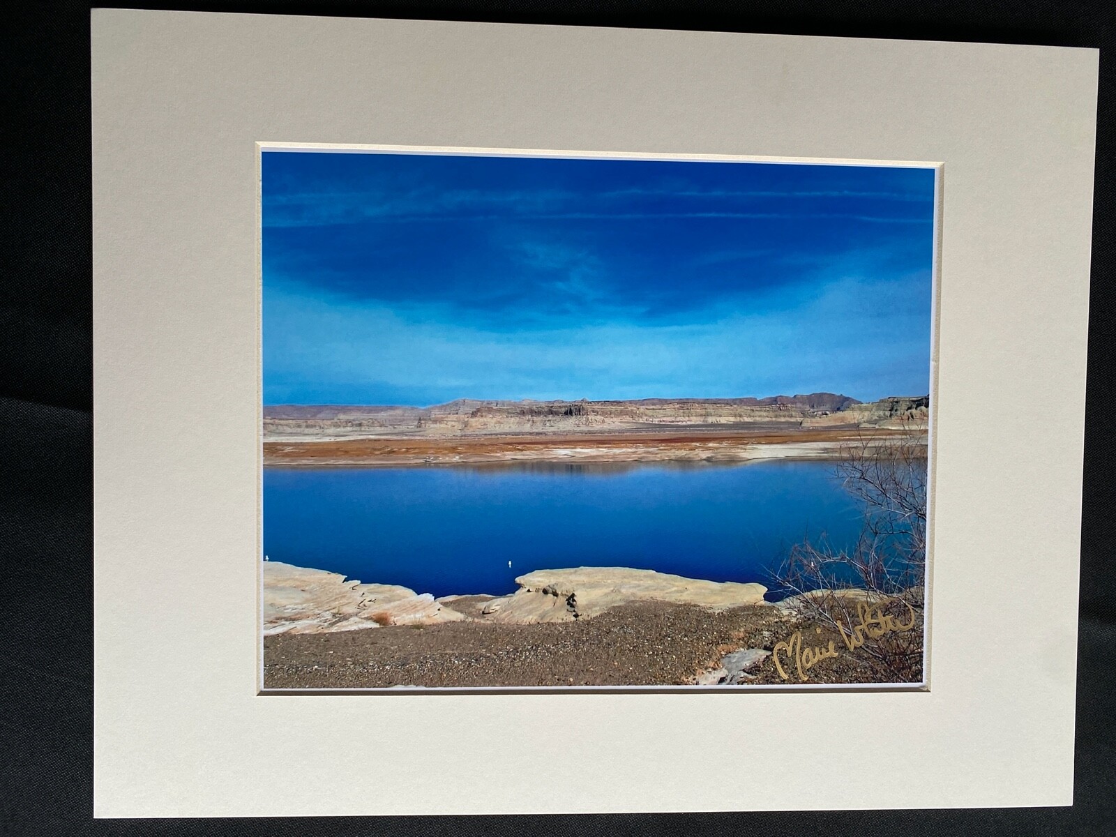 11 X 14 Photo in matte – signed by photographer Marie Whitton- LAKE POWELL