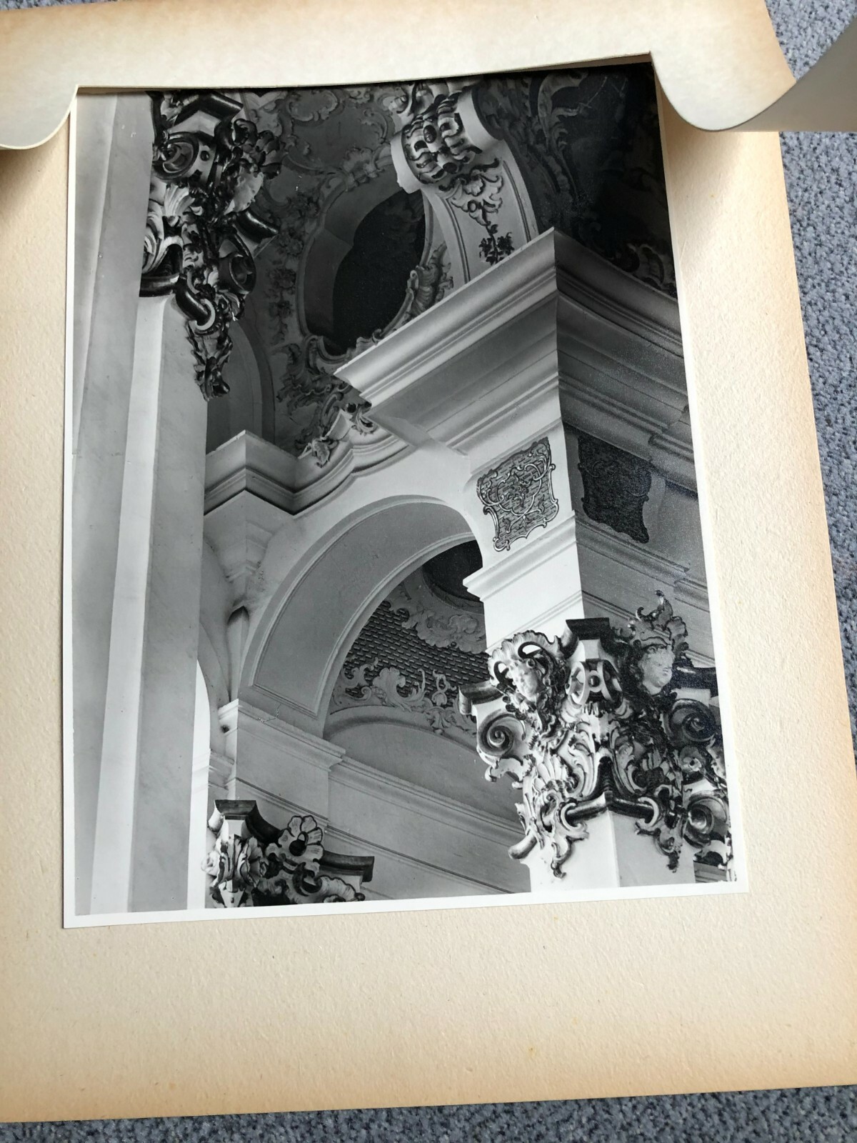 30x22cm vintage orig photo by Max Baur autographed Wieskirche photo D