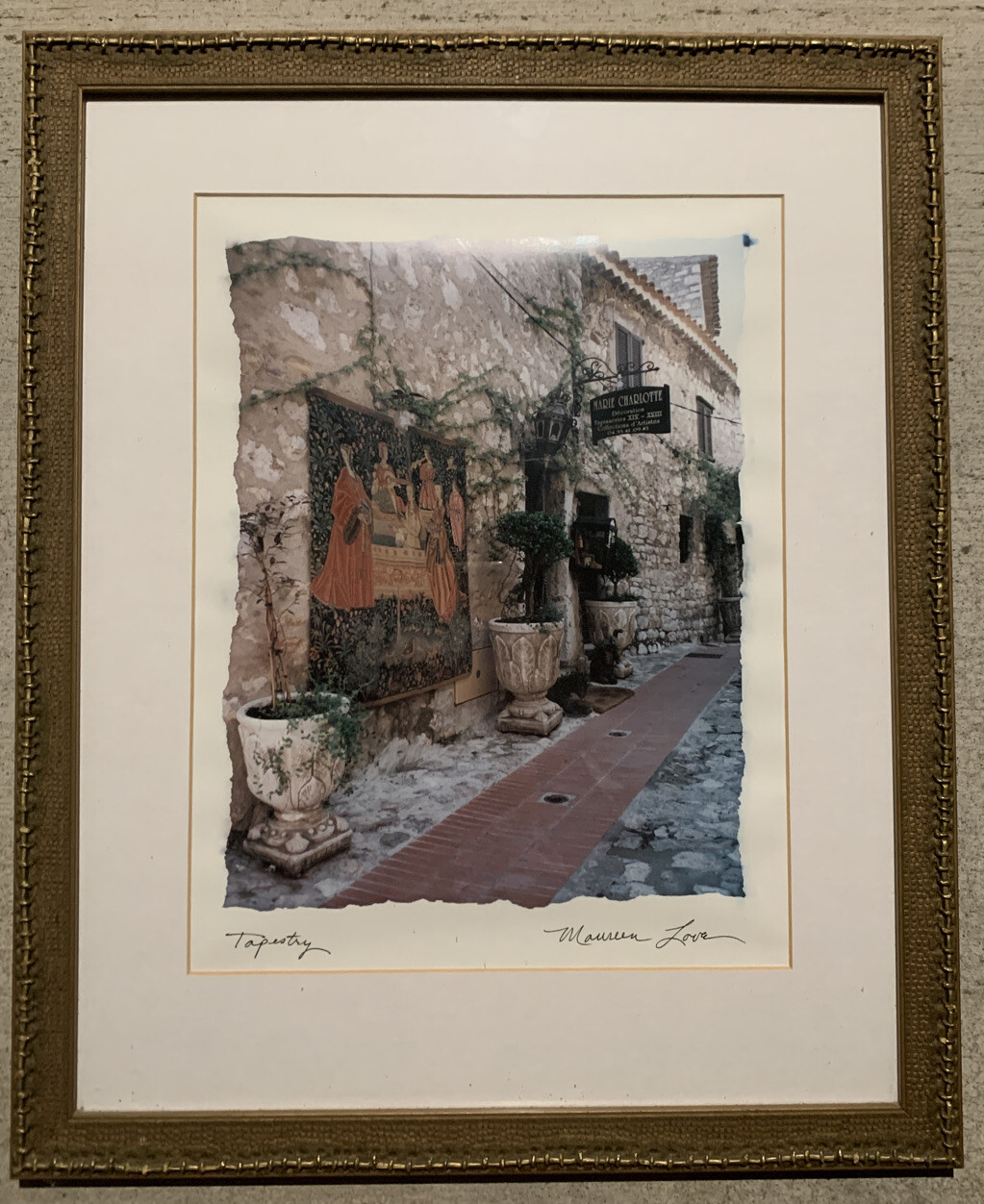 Maureen Love Signed Art Print “TAPESTRY” Framed
