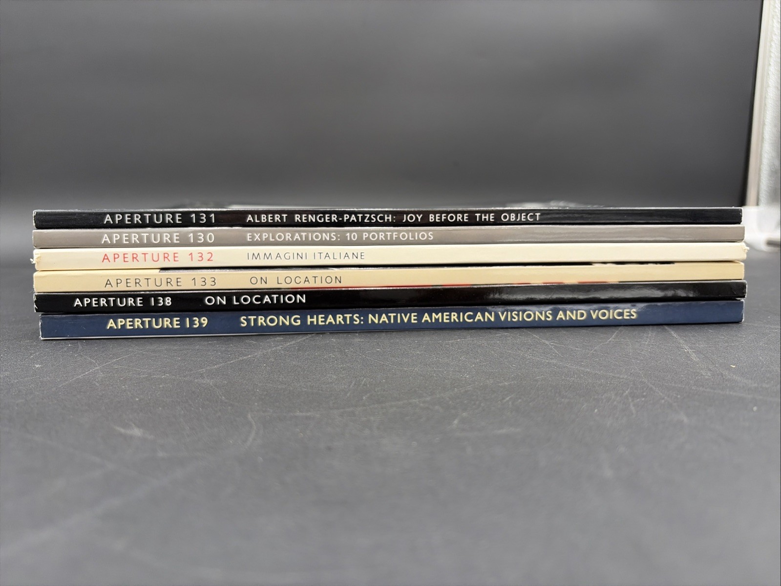 Lot 6 Aperture Photography Magazines #130-133 138 139 Art Photo Journals