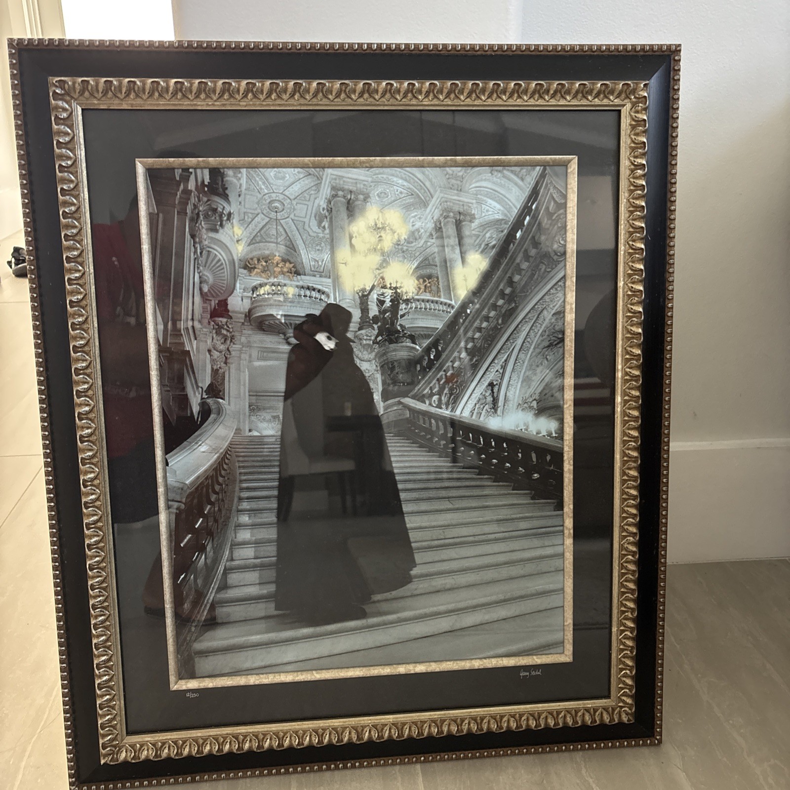 Garry Seidel Phantom of the Opera at the Paris Opera House signed 12/250.