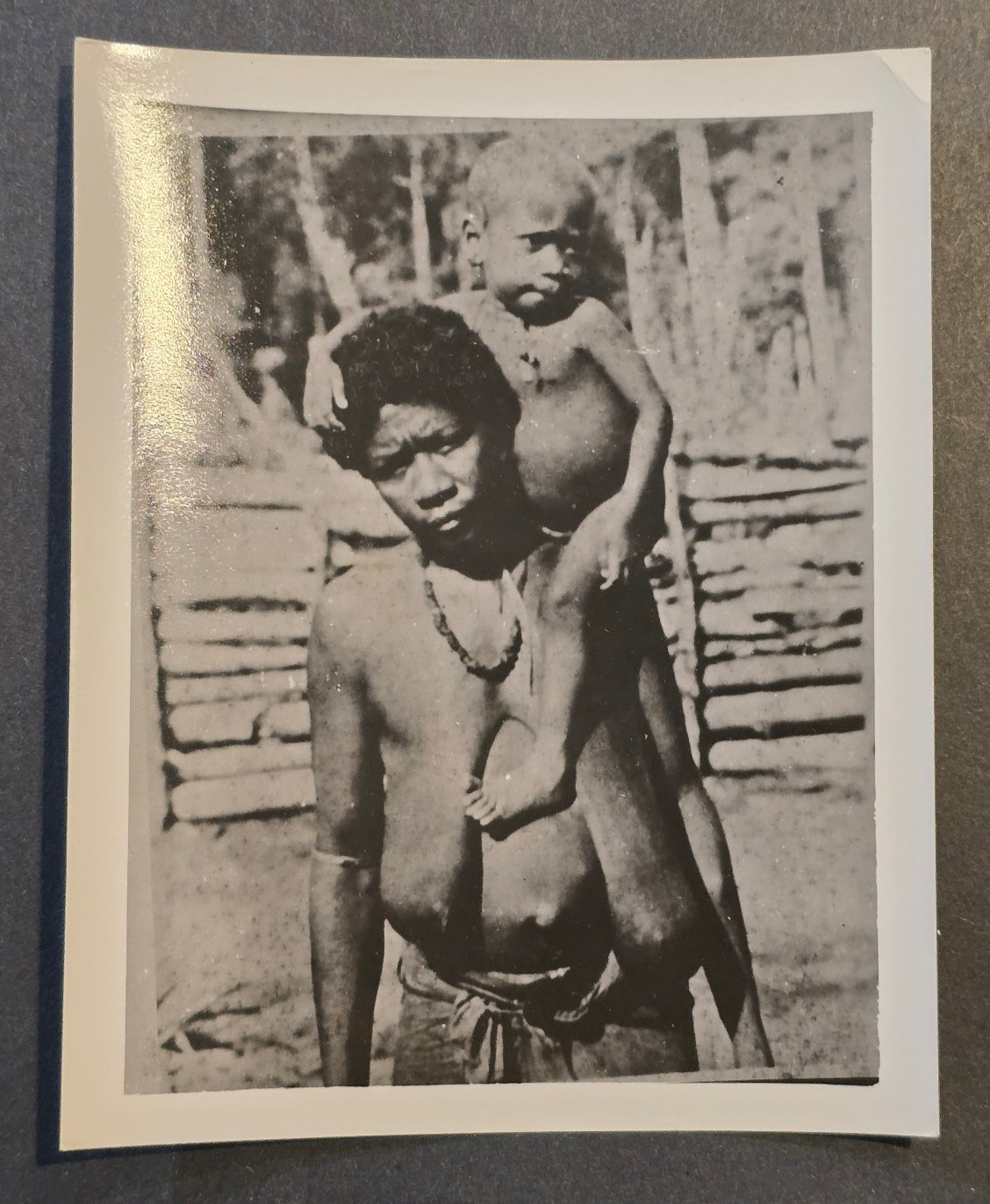 RARE! Vintage Ethnographic Photo – Tribal Mother & Child – Anthropology Print