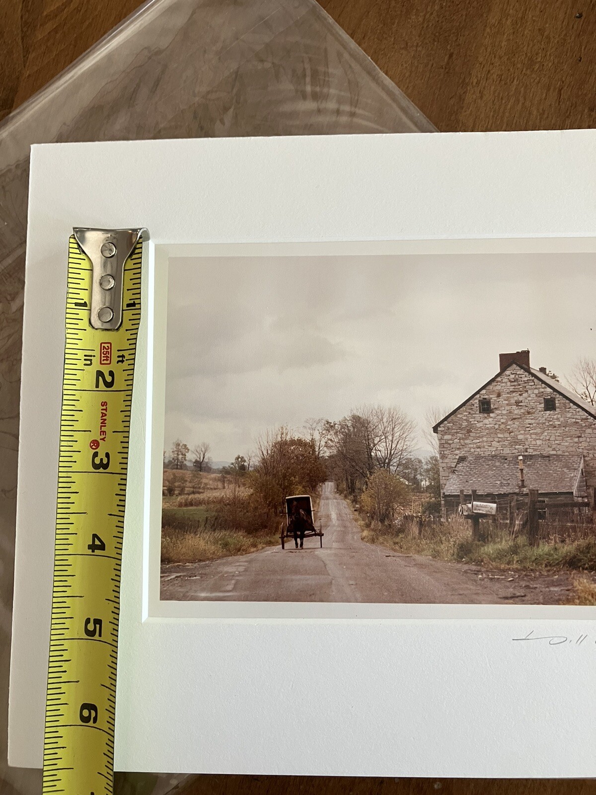Bill Coleman Amish Signed Photo 5×7 8×10 Matted Cart Horse House Print Authentic