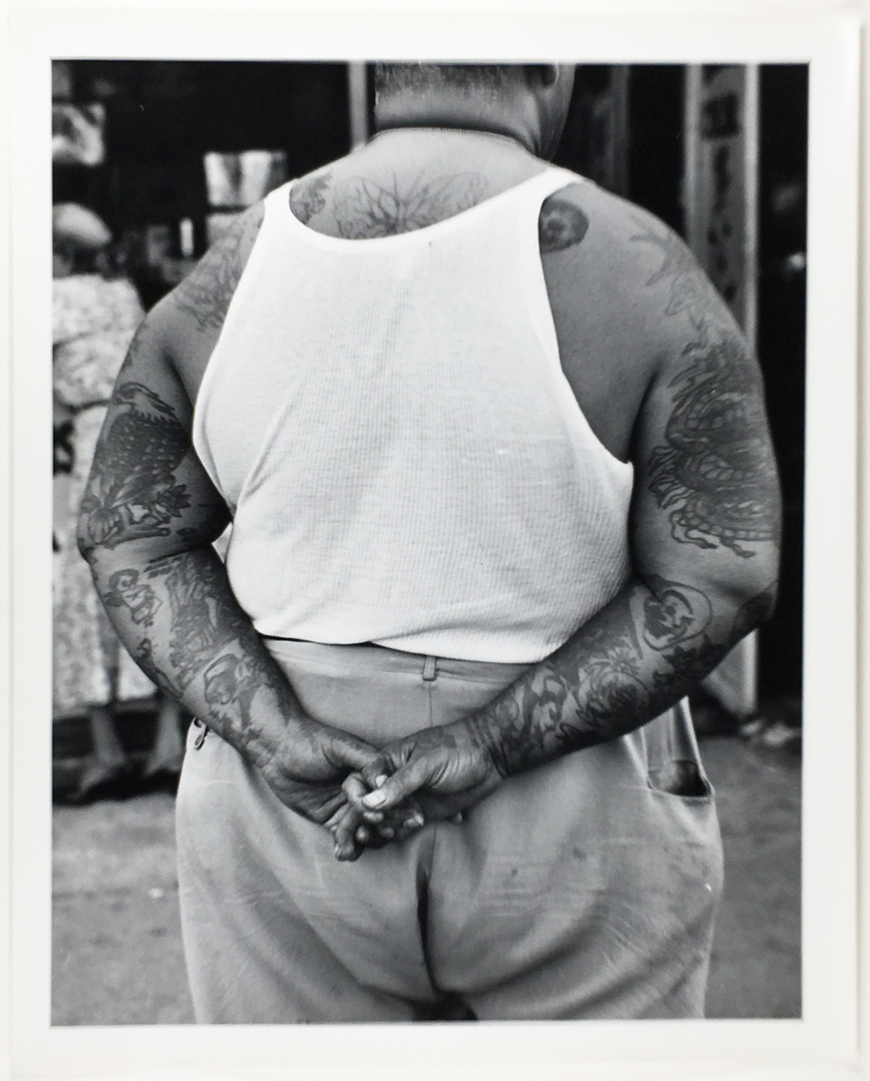 Leon LEVINSTEIN: Untitled, Tattoo, 1958 / SILVER / Printed c. 1980 / STAMPED!
