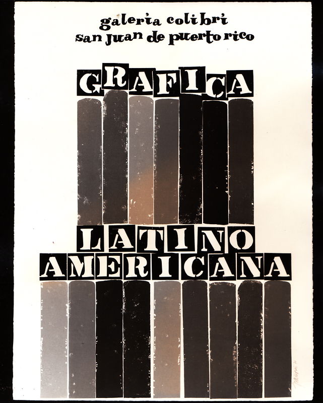 Antonio Frasconi Photo Grafica Latino Serigrafía 1971