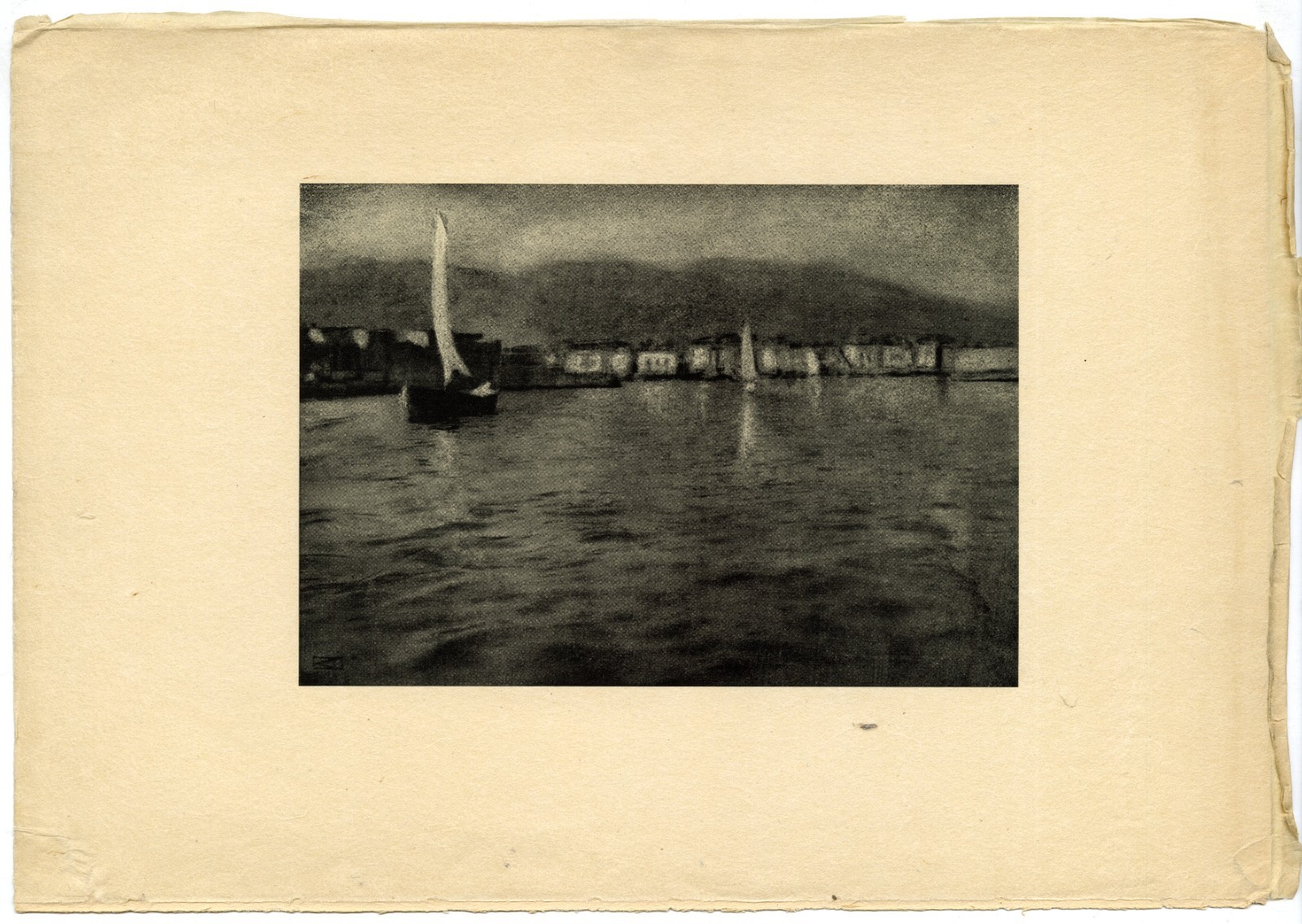 Robert Demachy, “On the Lake” January 1904, Original Camera Work V Halftone
