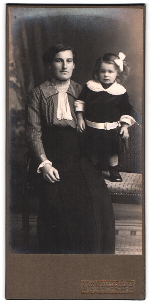 Photograph Alex. Lauterwasser, Überlingen a. B., Heroes Street, Bourgeois Dam