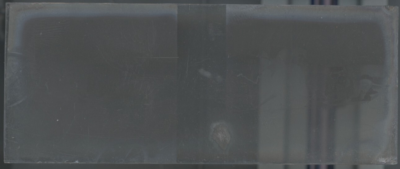 Family Car, Stereoscopic Glass Plate, Black & White Negative 4.5X10.7 Cm