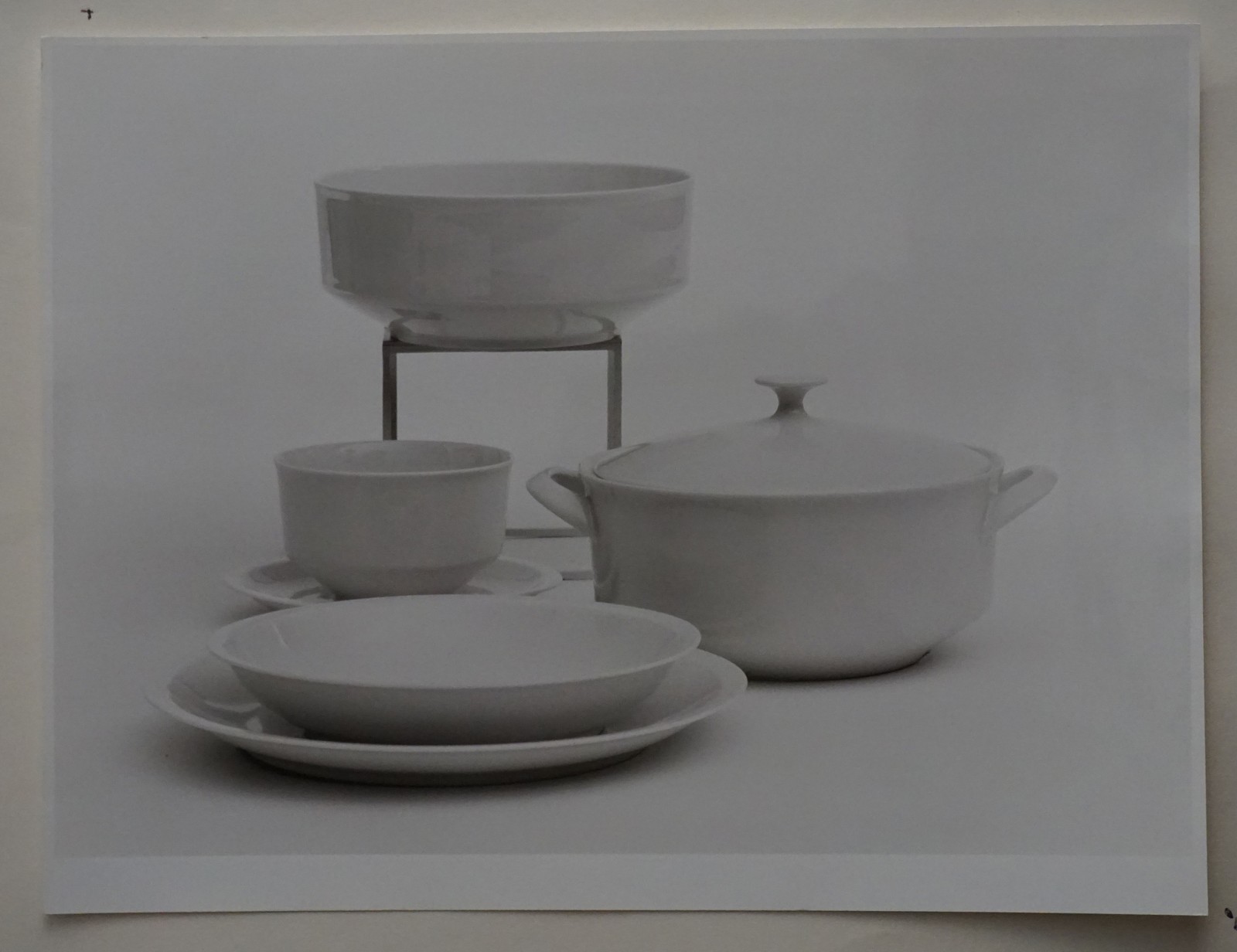 Willi Moegle Photography Silver Gelatin Print Porcelain Dish Arzberg 2050