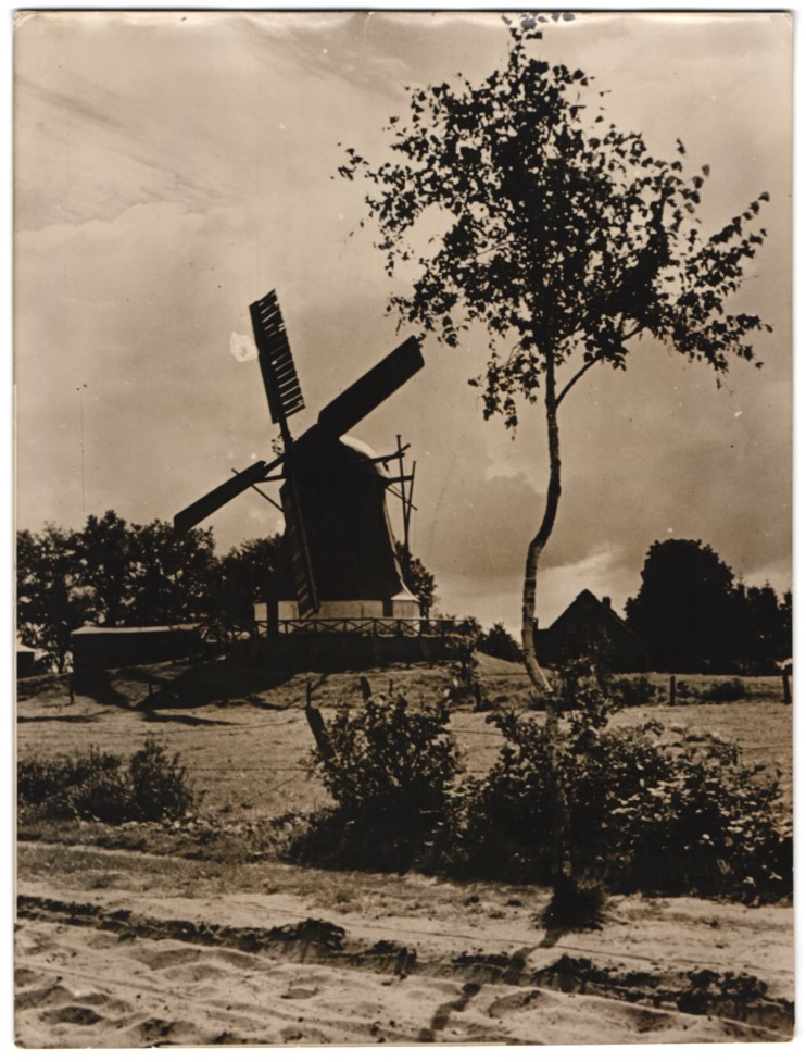 Photography Schostal, view Worpswede, Worpswede mill, windmill, Windmill 1