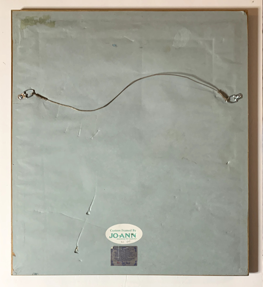 Photograph: JAMES ANDERSEN. “PLUTO.” Framed under Museum glass. 19th c.