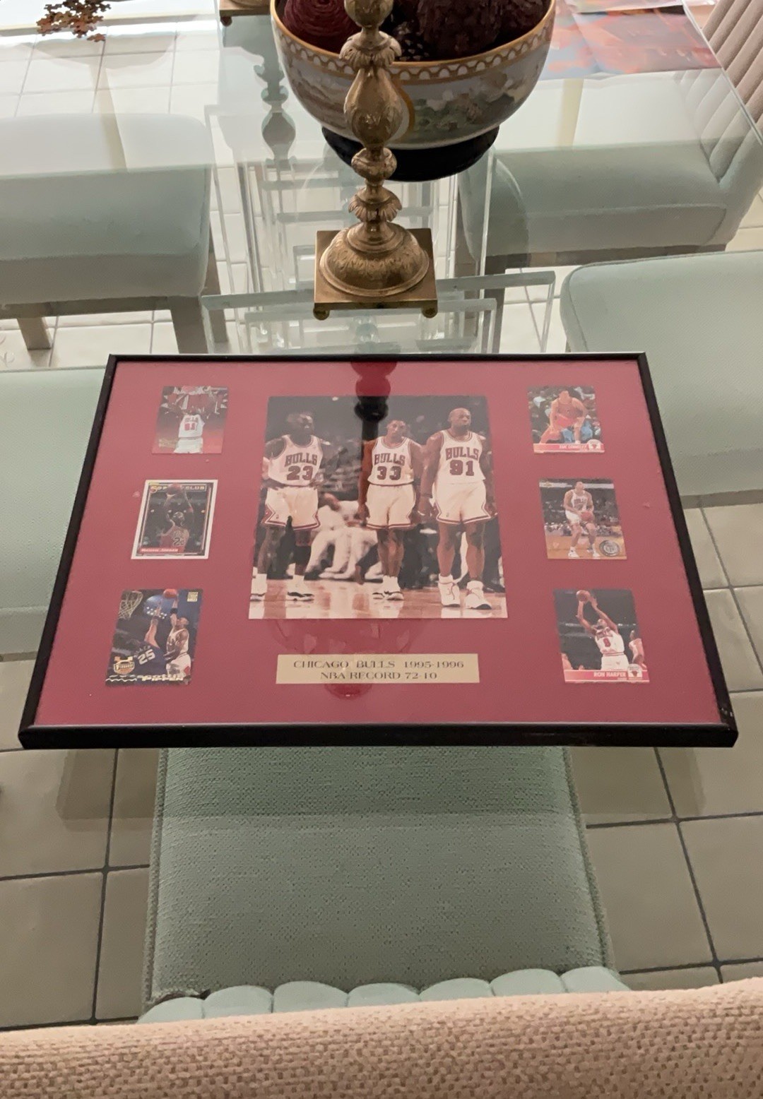 Chicago Bulls Championship Season Picture Michael Jordan Scotty Pippen And Worm
