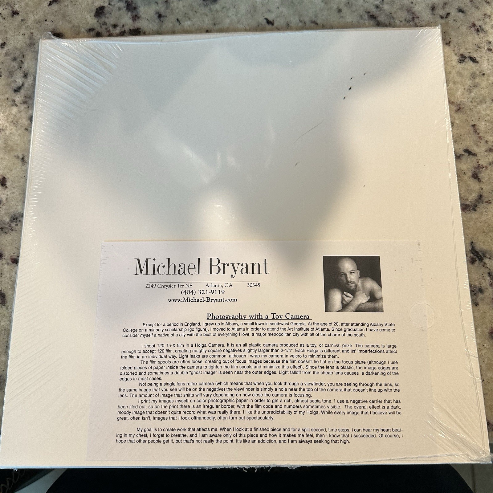 Limited edition sepia photographic print titled Palm Study by Michael Bryant