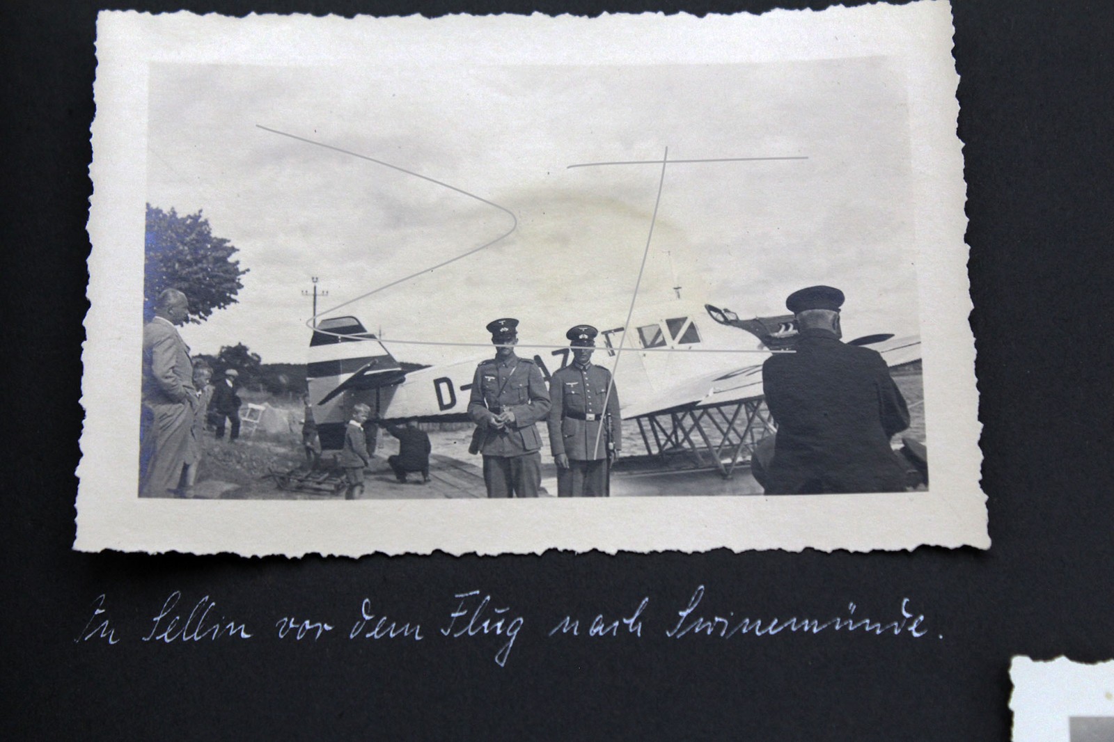 Old Photo Album Binz, Pillau, Swinemünde Airplane Etc. 1935 Photos 56 Pcs.